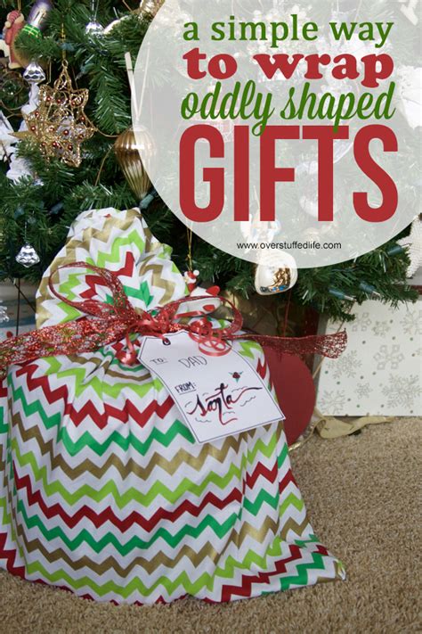 How to Make Santa Bags for Oddly Shaped Gifts - Overstuffed