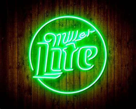 Miller Lite Handmade Neon Flex LED Sign | PRO LED SIGN