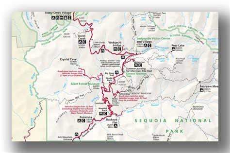 Sequoia National Forest Trail Map