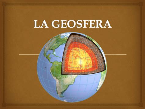 LA GEOSFERA CONCEPTOS GENERALES 1ºESO