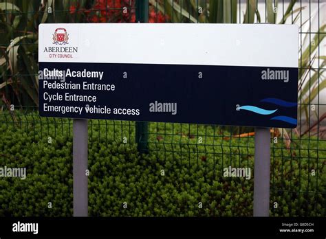 Cults Academy stabbing Stock Photo - Alamy