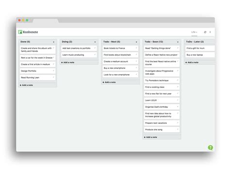 Kanbanote - Evernote as a Kanban board Save time by getting a quick Kanban view of your notes ...