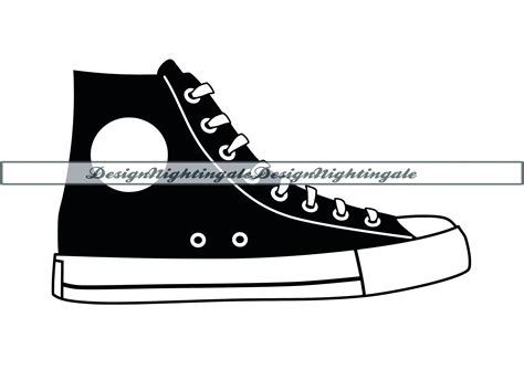 Sneaker SVG, Casual Shoes SVG, Sneakers SVG, Sneakers Clipart, Sneakers ...