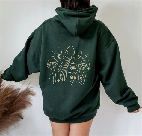 Mushroom Hoodie Trendy Hoodie Mushroom Sweater Mushroom - Etsy