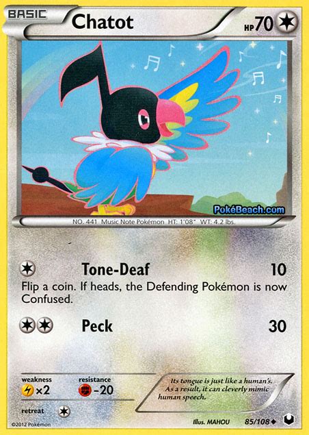 Chatot -- Dark Explorers Pokemon Card Review | PrimetimePokemon's Blog