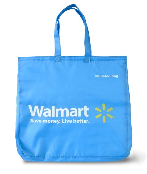 Walmart Reusable Insulated Polyethylene Grocery Bag, Blue - Walmart.com