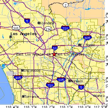 East Los Angeles, California (CA) ~ population data, races, housing ...