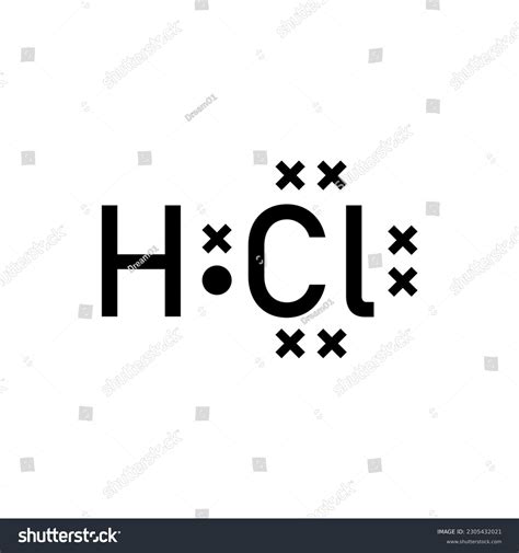 Lewis Electron Dot Structure Molecule Hydrogen Stock Vector (Royalty ...