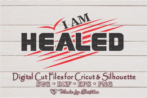 I am HEALED by His Stripes SVG Graphic by Made by Bertha - Creative Fabrica