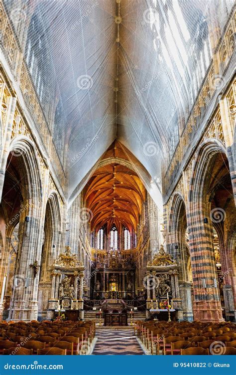 Saint Hubrt& X27;s Church Interior Editorial Photography - Image of ...