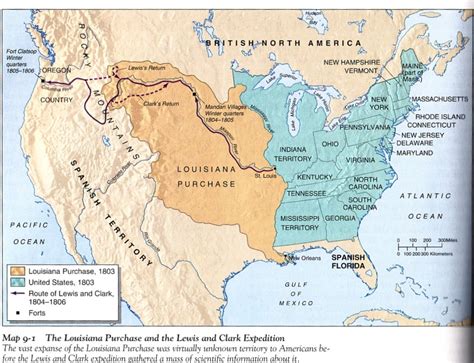 Labeled Louisiana Purchase Map - Pam WagnerPam Wagner