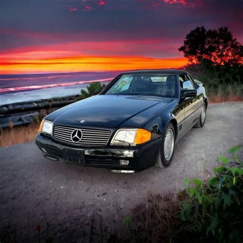 1990 Mercedes-Benz SL-Class Black RWD Automatic SL for sale