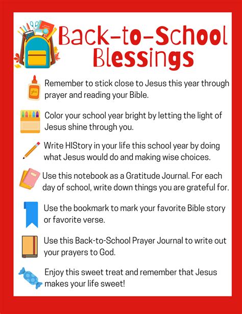 Back-to-School Blessing Kit - Family Faith Builders | Back to school ...