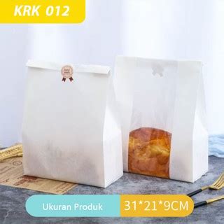 Jual Packaging Kertas Roti (25pc) KRK012/ Kemasan Kertas Roti/ Roti Tawar Indonesia|Shopee Indonesia