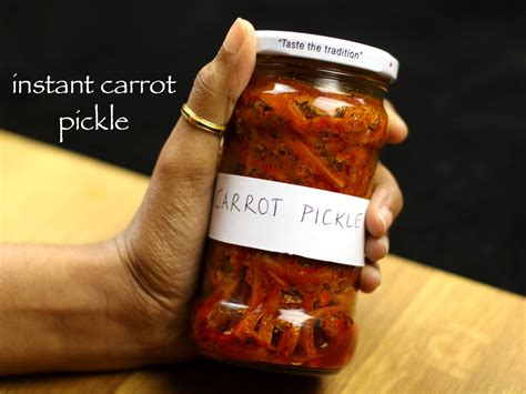 carrot pickle recipe | gajar ka achar | instant carrot pickle recipe