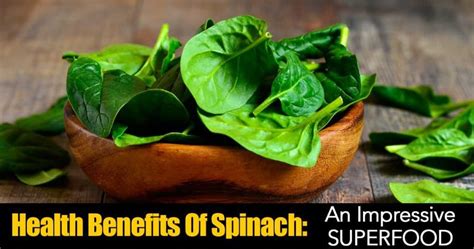 Health Benefits Of Spinach: An Impressive Superfood