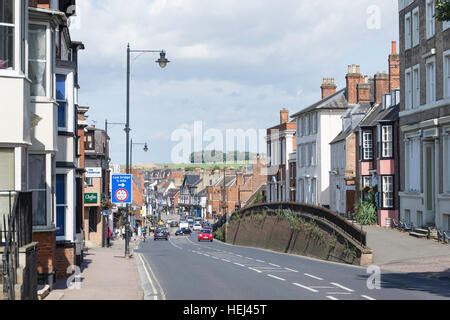 newmarket town centre high street suffolk england uk gb Stock Photo - Alamy