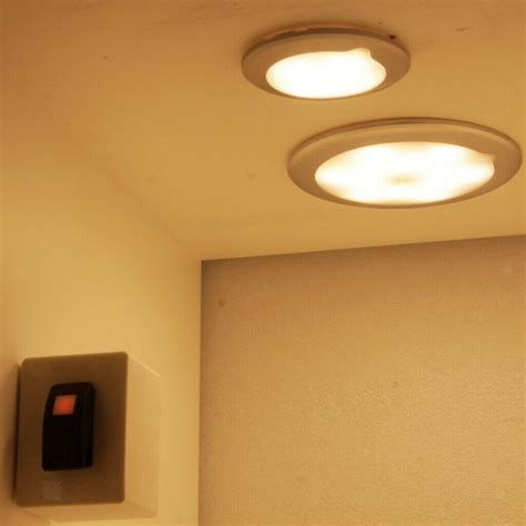 Dimmable Camper Ceiling Lights 12V LED Downlighting Motorhome RV Vehicle Marine | eBay