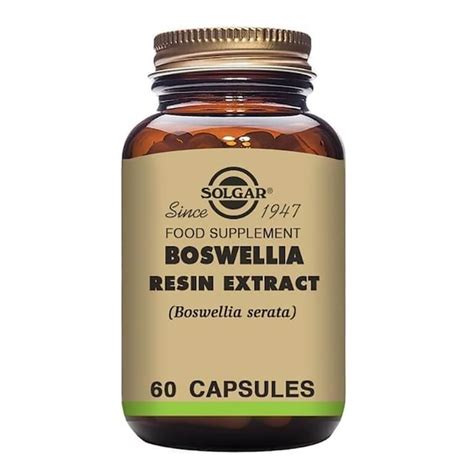 Solgar - Herbal Products - Boswellia Resin Extract Vegicaps - Size: 60