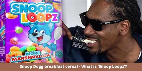 Snoop Dogg Announced New Business breakfast cereal "Snoop Loopz"