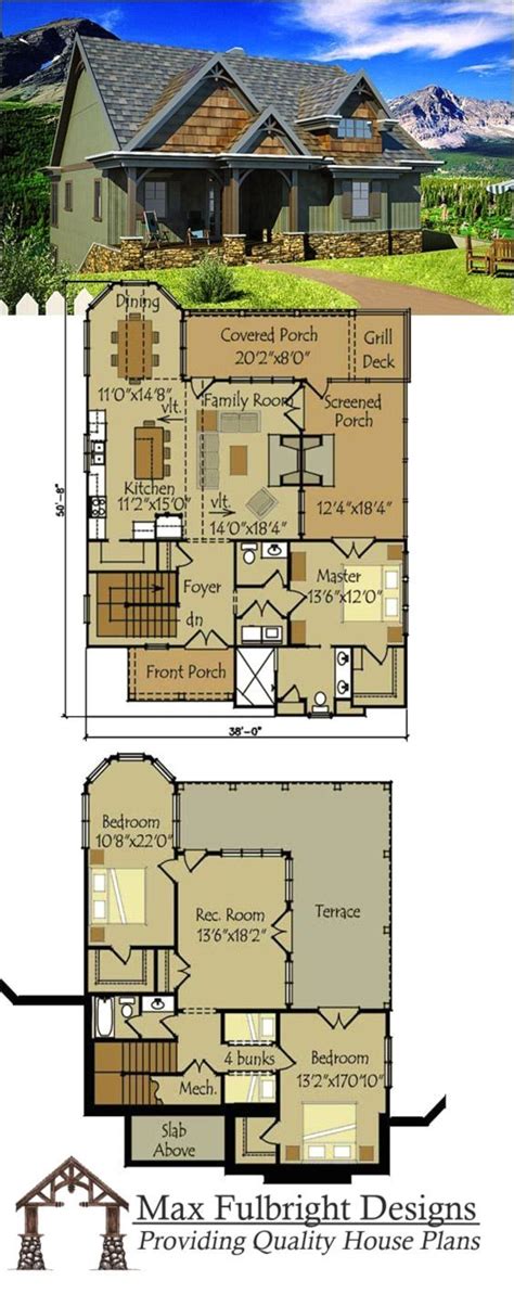 Small Lake Home Floor Plans - floorplans.click