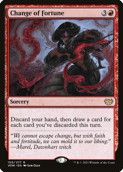 Change of Fortune · Innistrad: Crimson Vow (VOW) #150 · Scryfall Magic ...