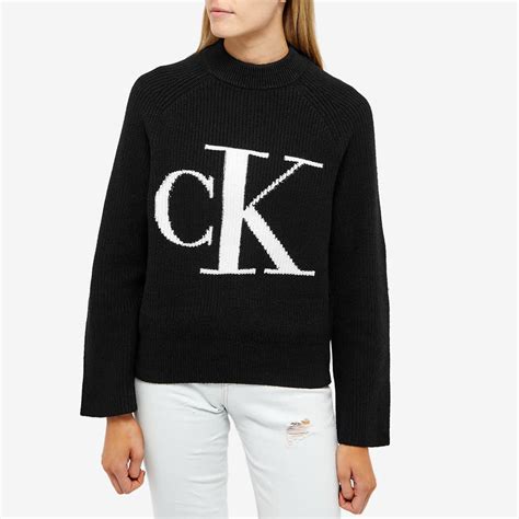 Calvin Klein Logo Sweater Black | END. (Europe)