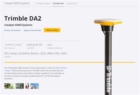 Trimble DA2 Catalyst Website and Getting Started Videos | Seiler Geospatial