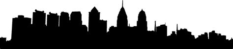 Detroit Skyline Silhouette at GetDrawings | Free download