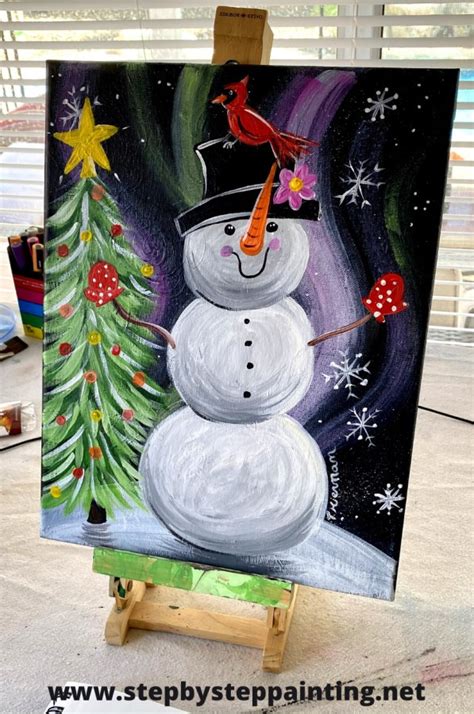 How To Paint A Snowman - Magical Snowman Online Painting Tutorial