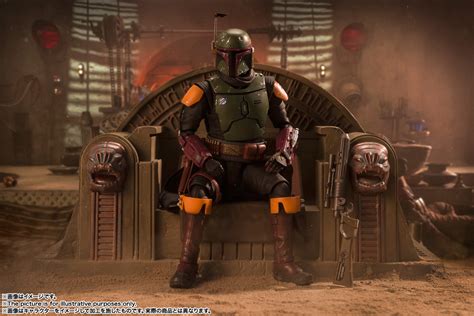 The Book of Boba Fett - S.H. Figuarts Boba Fett and Throne - The Toyark ...