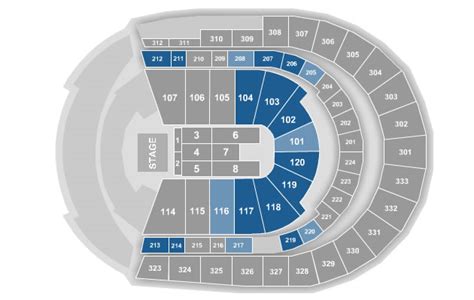 Bridgestone Arena :: Seating Charts