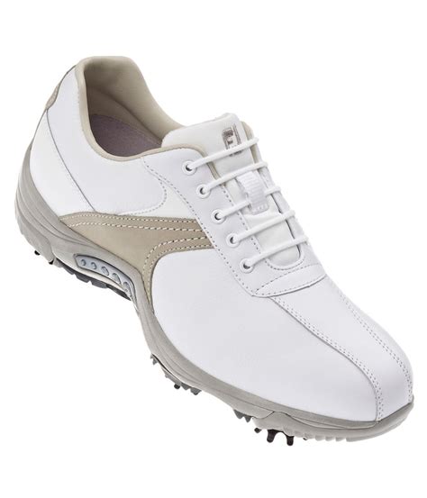 FootJoy Ladies Contour Series Golf Shoes (White Saddle/Silver) 2014