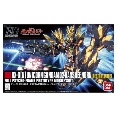 Bandai Unicorn Gundam Banshee Destroy Mode HG Model Kit, 1 Unit - Kroger