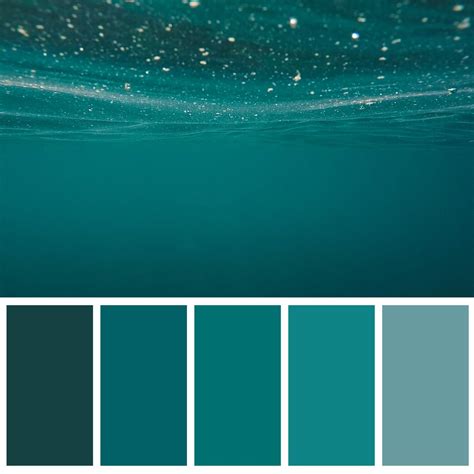 Ocean Blue and Green Hues