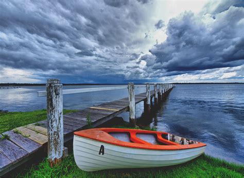 Hintergrundbilder : Boot, Seebrücke, Küste, Reservoir, bewölkt, Abend 3450x2532 - wallup ...