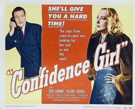 Laura's Miscellaneous Musings: Tonight's Movie: Confidence Girl (1952)