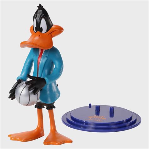 Noble Collection Space Jam: A New Legacy Daffy Duck BendyFig 7.5 Inch Action Figure | Daffy duck ...