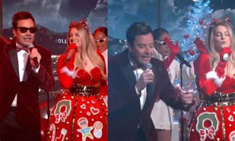 Watch: Jimmy Fallon, Meghan Trainor mesmerized fans with Christmas song ...