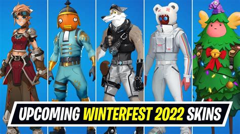 Upcoming Winterfest 2022 (Christmas) Skins in Fortnite - YouTube