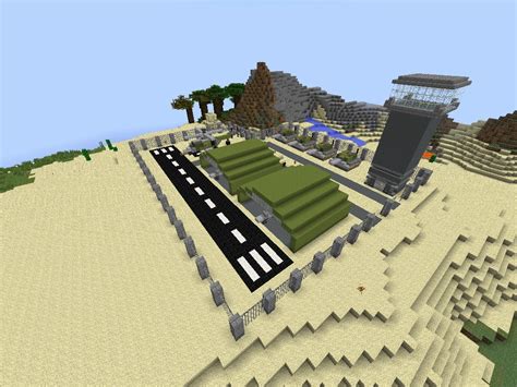 A Small Military Base Minecraft Map