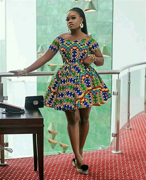 Clipkulture | Short Flare African Print Dress