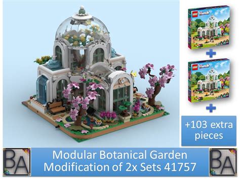 LEGO MOC Modular Botanical Garden - Modification of 2x Sets 41757 by Brick Artisan | Rebrickable ...