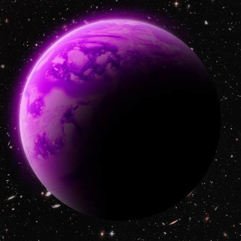 Purple Planet by E314c on DeviantArt