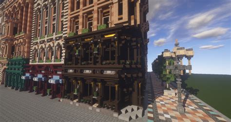 classic european city block +download(mods required) Minecraft Map