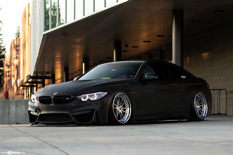 Stanced Blacked Out Bmw Series Shod In Contrasting Chrome Rims | My XXX Hot Girl