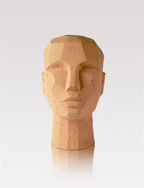 Terracotta head sculpture - 2littlespoons