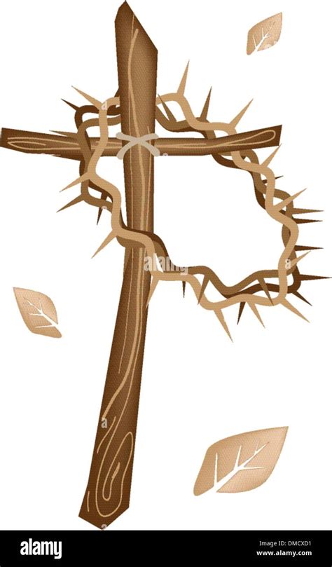 Crown Of Thorns With Cross Clipart