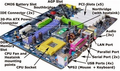 Vitaammalia's Blog: Nama dan Fungsi Bagian Motherboard