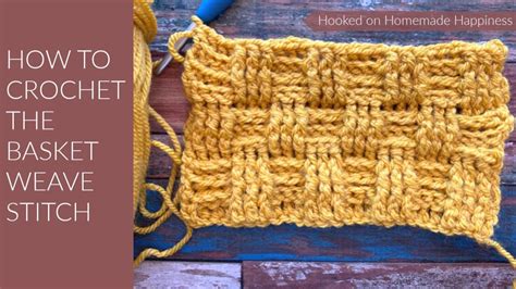 How to Crochet the Basketweave Stitch - YouTube | Basketweave stitch, Crochet ripple pattern ...